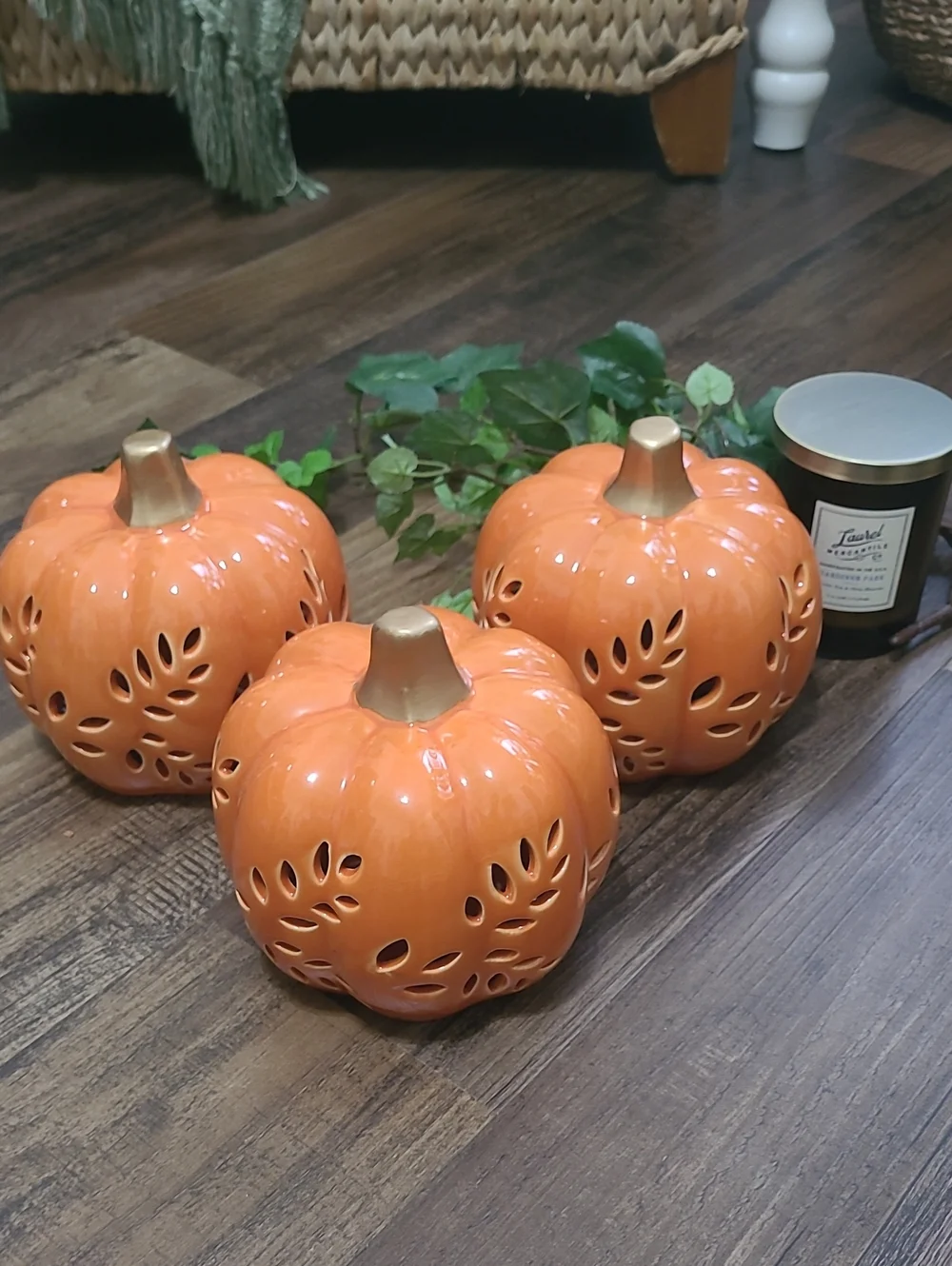 Bundle of Ceramic Pumpkins